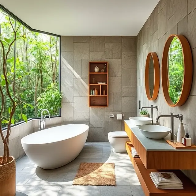 Nature-Inspired Bathrooms