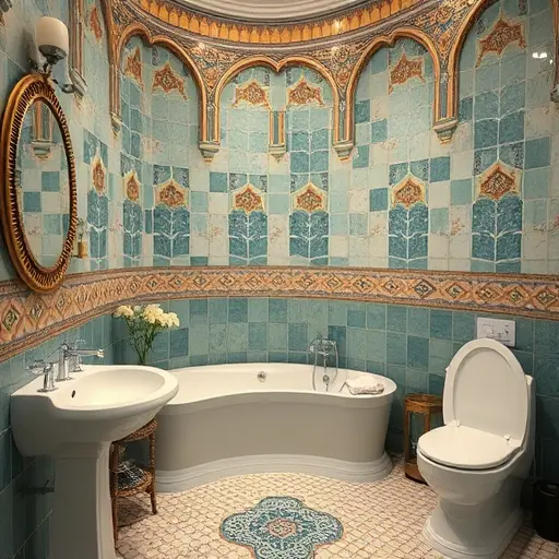 colourful bathrooms